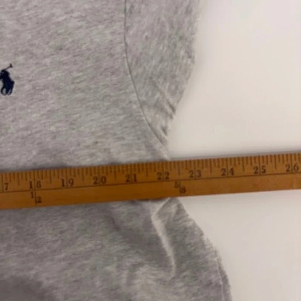Polo Ralph Lauren Shirt Mens XLT Gray‎ Short Sleeve Crew Neck Casual Blue Pony